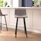 Flash Furniture 30" Gray LeatherSoft Barstools, 2PK CH-212069-30-GY-GG - alternate 1